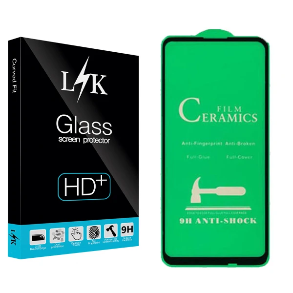 محافظ صفحه نمایش سرامیکی ال کی مدل Hard glass مناسب برای گوشی موبایل سامسونگ GALAXY A21/ A21S