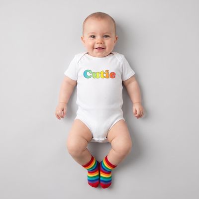 بادی آستین کوتاه نوزادی نیل کوک مدل Cutie