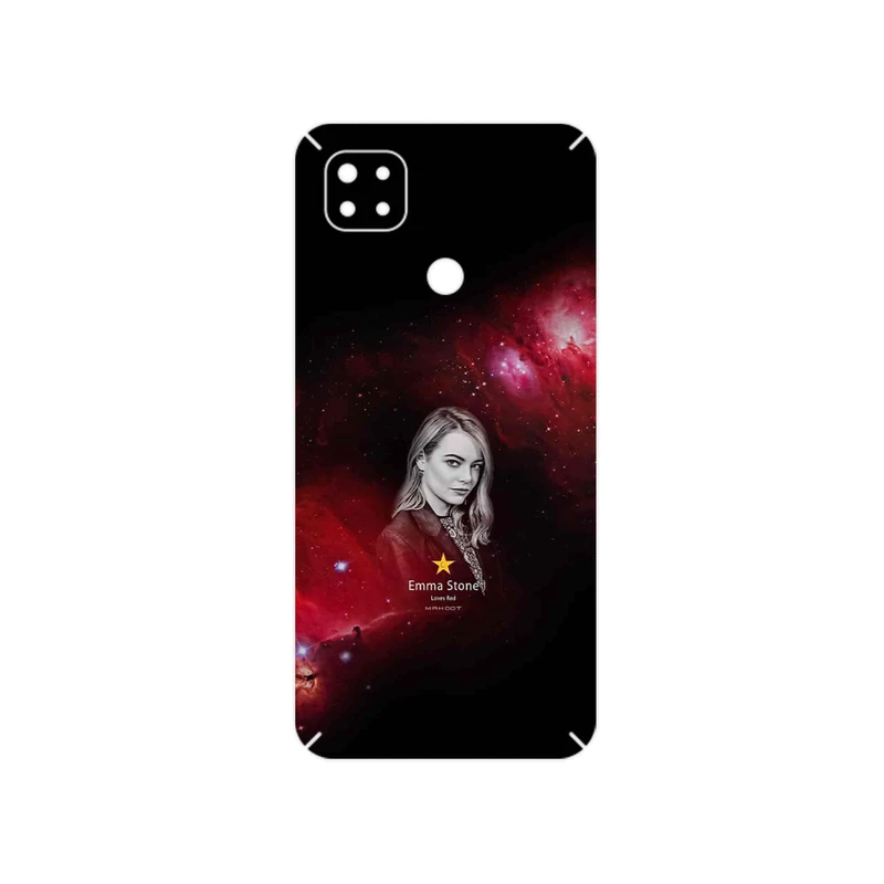 برچسب پوششی ماهوت مدل Emma Stone مناسب برای گوشی موبایل شیائومی Redmi 9 Activ