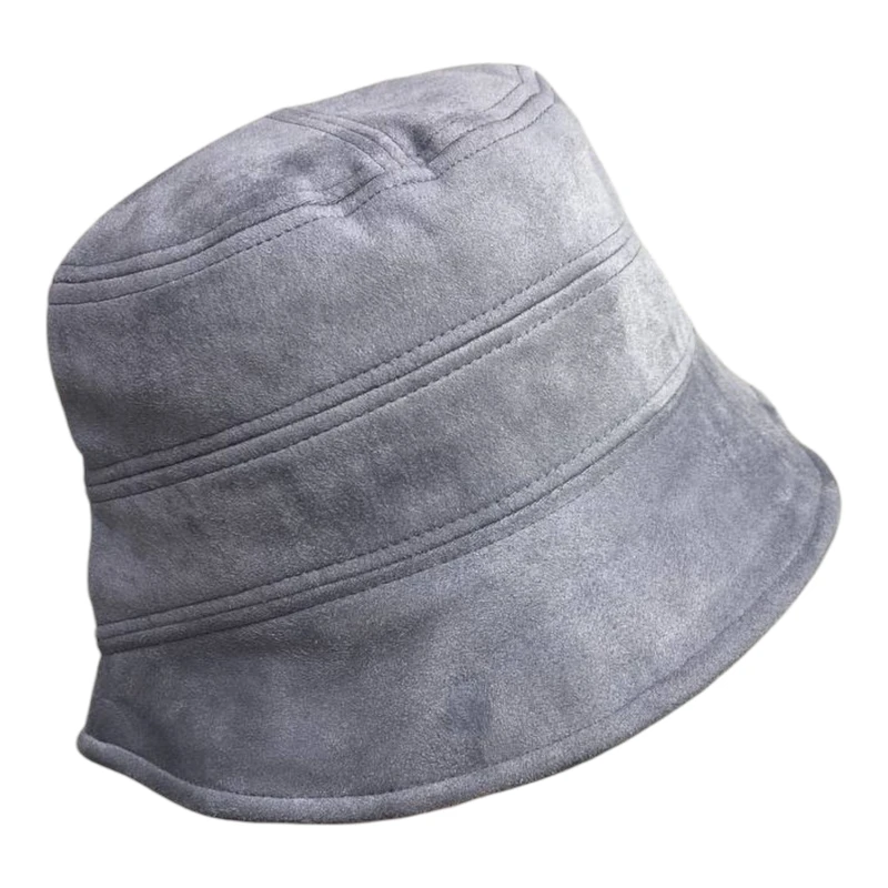 کلاه باکت زنانه مدل سوئیت 02 رنگ طوسی روشن