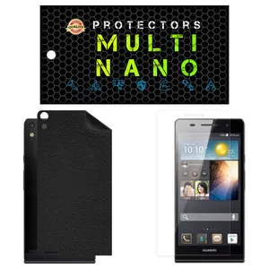 Multi Nano X-SFL Screen Protector For Huawei Ascend P6 with back skin