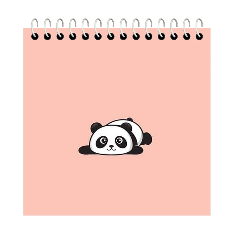 دفترچه یادداشت 50 برگ آلبالو مدل پاندا فانتزی کد 4080