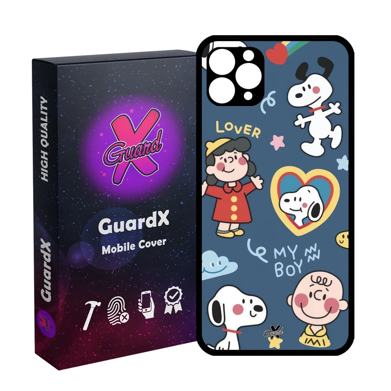 کاور گارد ایکس طرح نقاشی مدل Glass10640 مناسب برای گوشی موبایل اپل iPhone 11 Pro Max