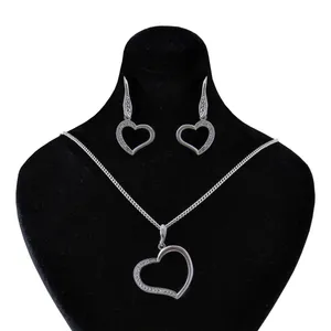     نیم ست نقره زنانه بازرگانی میلادی کد NTR_128 