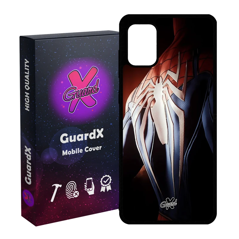 کاور گارد ایکس طرح Spider Man مدل Glass10126 مناسب برای گوشی موبایل سامسونگ Galaxy A51