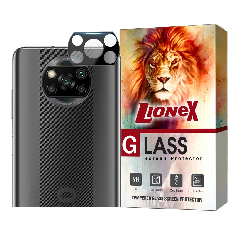 محافظ لنز دوربین لایونکس مدل LENSFUL مناسب برای گوشی موبایل شیائومی Poco X3 / X3 NFC / X3 Pro