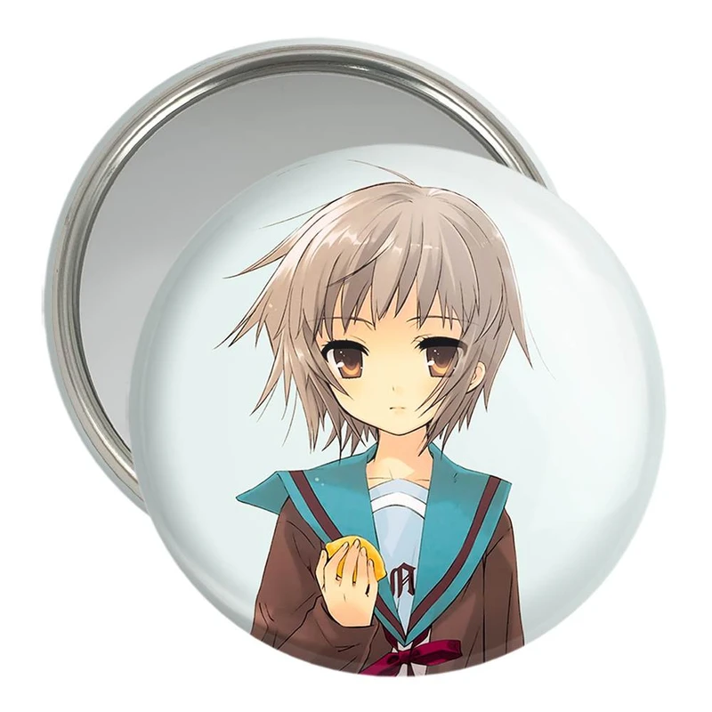 آینه جیبی خندالو مدل یوکی انیمه The Disappearance of Haruhi Suzumiya  کد 23141