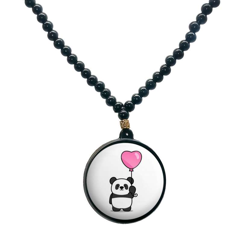 گردنبند پرمانه طرح حیوانات کیوت کد pmd.21389 مدل دو طرفه