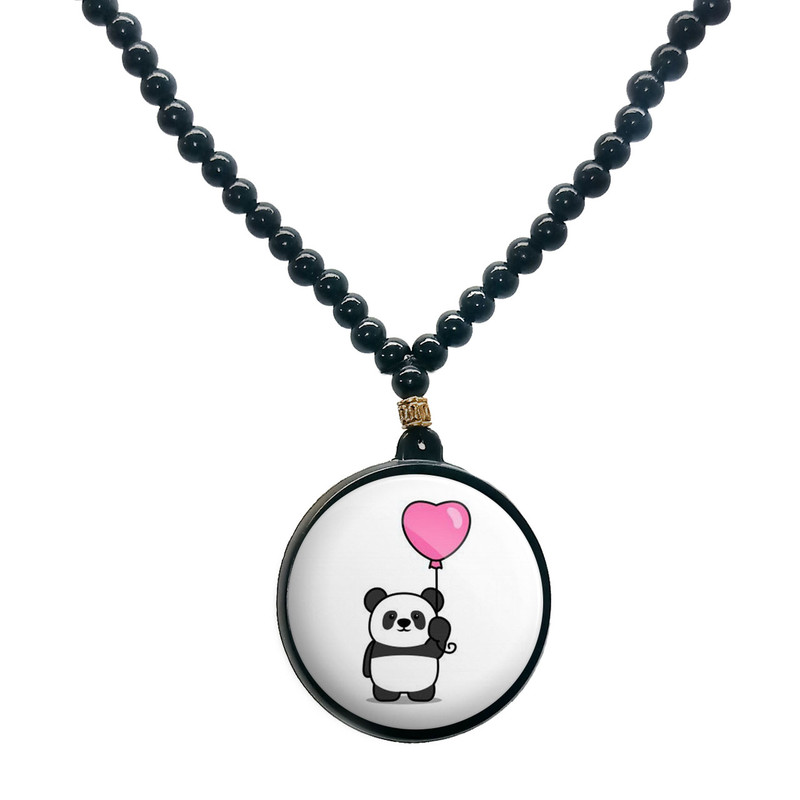 گردنبند پرمانه طرح حیوانات کیوت کد pmd.21389 مدل دو طرفه