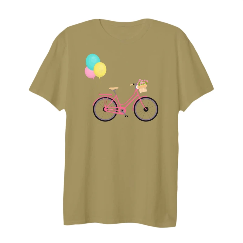 تی شرت لانگ زنانه مدل دوچرخه کد ۷