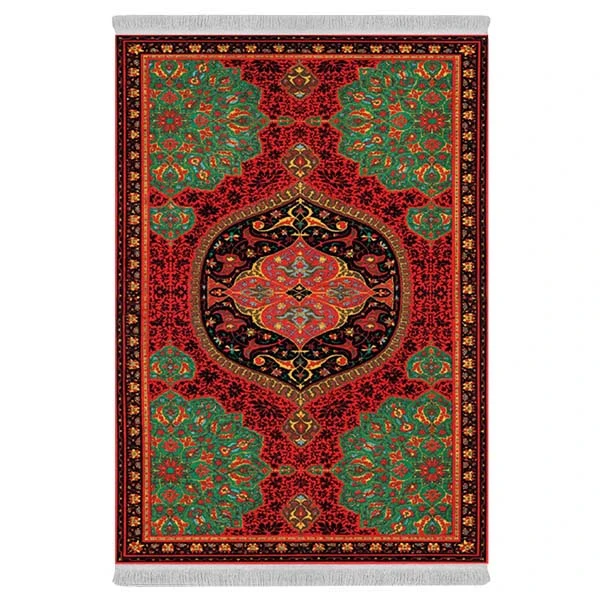 فرش پارچه‌ای دفه مدل فرشینه هازان مخمل کد 025