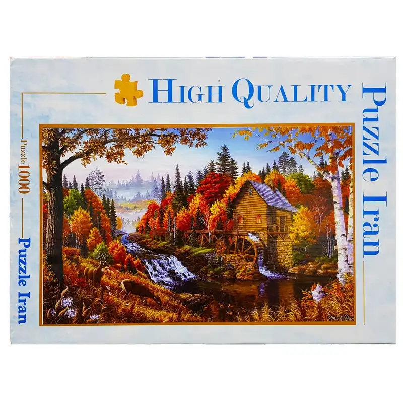 پازل 1000 تکه ایران پازل طرح کلبه پاییزی
