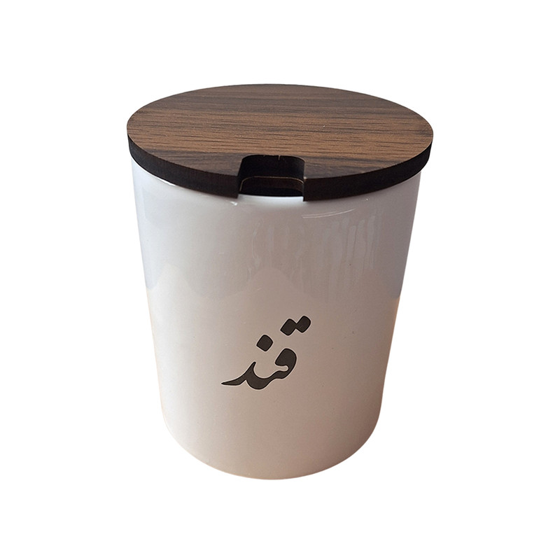 جای ادویه مدل درب چوبی طرح قند