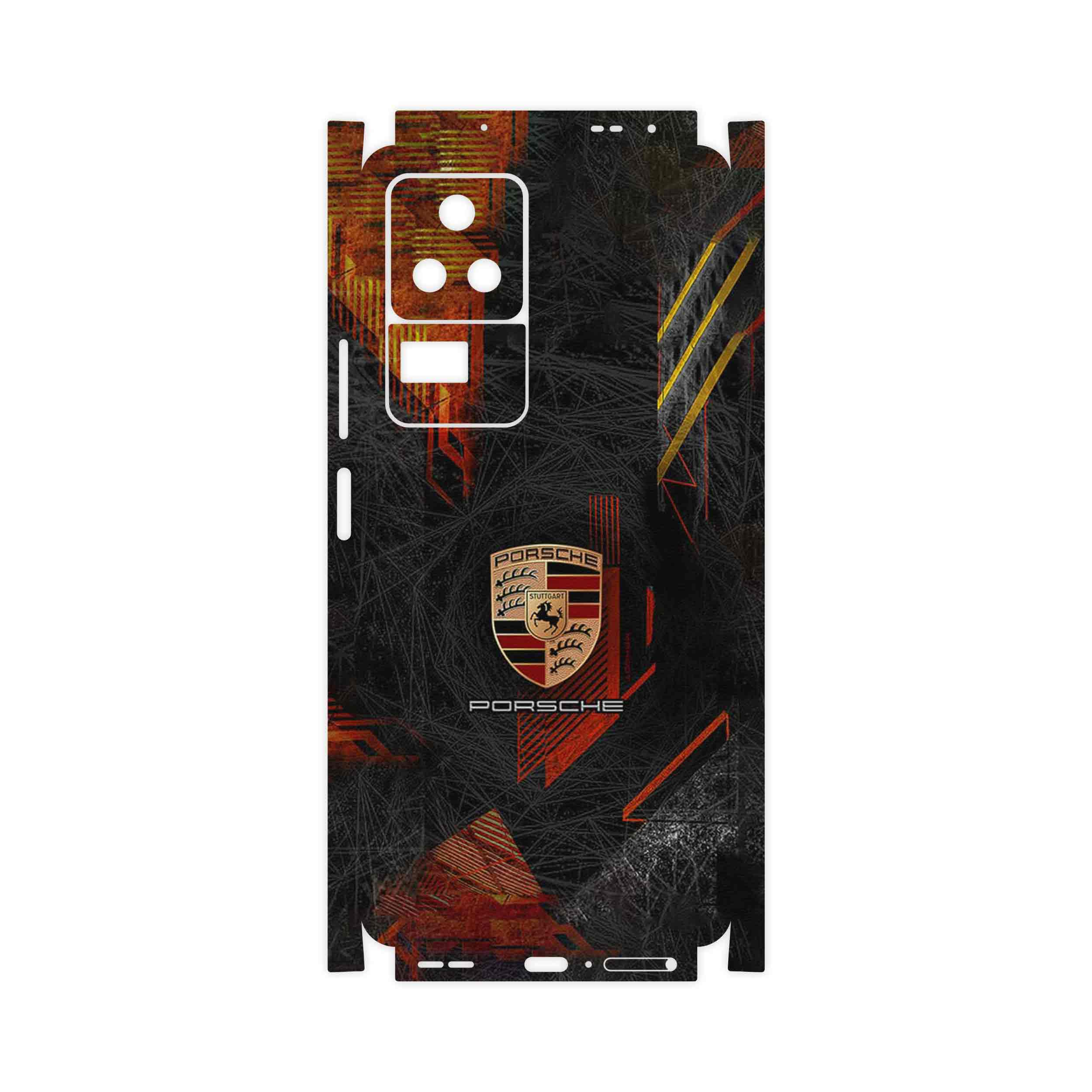 برچسب پوششی ماهوت مدل Porsche_Logo-FullSkin مناسب برای گوشی موبایل شیائومی Poco F4 5G
