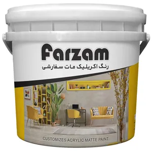 رنگ آکریلیک فرزام کد 540 حجم 5 لیتر