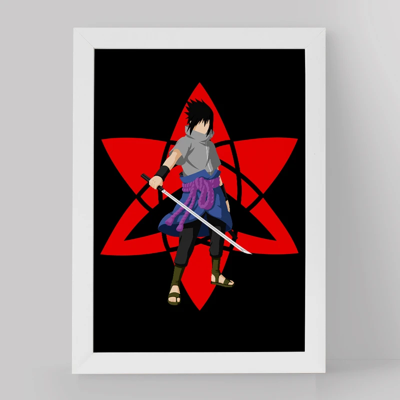 تابلو کودک خندالو مدل انیمه ناروتو شارینگان کد 10571