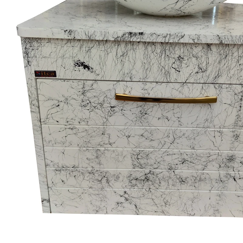 عکس شماره 7 : ست کابینت و روشویی سیتکا مدل r004 به همراه آینه و باکس