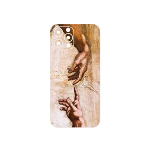 MAHOOT The Creation of Adam of MichelAnge Cover Sticker for Apple iPhone 12 Pro Max
