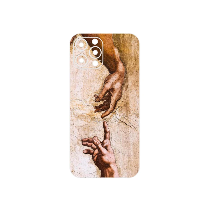 برچسب پوششی ماهوت مدل The Creation of Adam of MichelAnge مناسب برای گوشی موبایل اپل iPhone 12 Pro Max