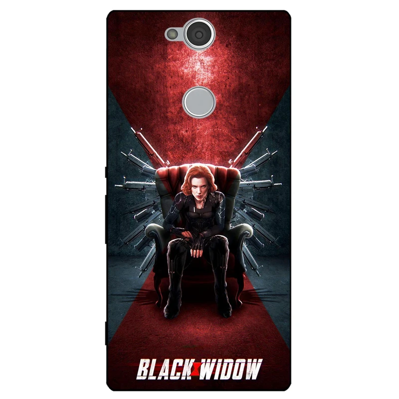 کاور مگافون طرح بیوه سیاه مدل 5423 مناسب برای گوشی موبایل سونی Xperia XA2 Plus