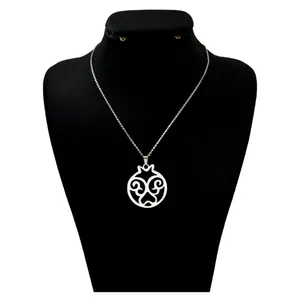 گردنبند نقره زنانه  مدل دلی جم مدل یلدا  کد D 403