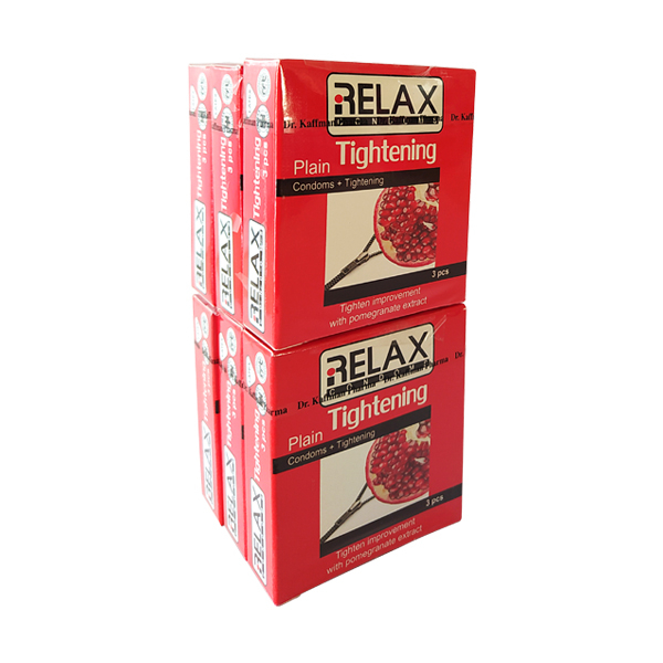 کاندوم ریلکس مدل TIGHTENING PLAIN کد R401 مجموعه 6 عددی