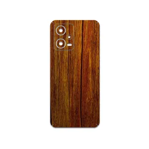 MAHOOT Orange-Wood Cover Sticker for Xiaomi Redmi Note 12 5G