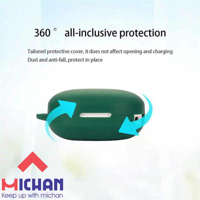 کاور میچان مدل silicone مناسب برای کیس هدفون بی سیم هایلو MoriPods ANC
