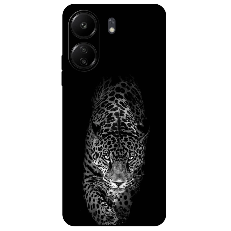 کاور مگافون طرح پلنگ مدل 1879 مناسب برای گوشی موبایل شیائومی Redmi 13C