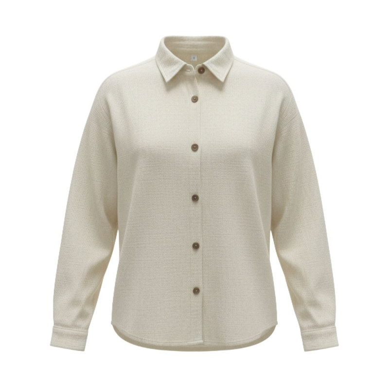 شومیز آستین بلند یقه برگردان زنانه مدل کنفی کد ۱۵۱