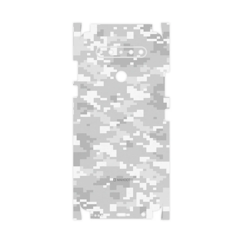 برچسب پوششی ماهوت مدل Army-Winter-Pixel-FullSkin مناسب برای گوشی موبایل ال جی K51S