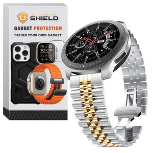 Ultimate Shield band model 5Row SLV2C suitable for Samsung Galaxy Watch 4 40mm / Watch 4 44mm / Watch 4 Classic 42mm / Watch 4 Classic 46mm smartwatch
