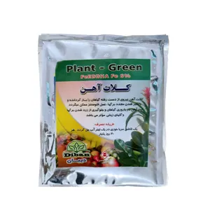 کود پودر کلات آهن 6% دیبان مدل plant-green وزن 150 گرم