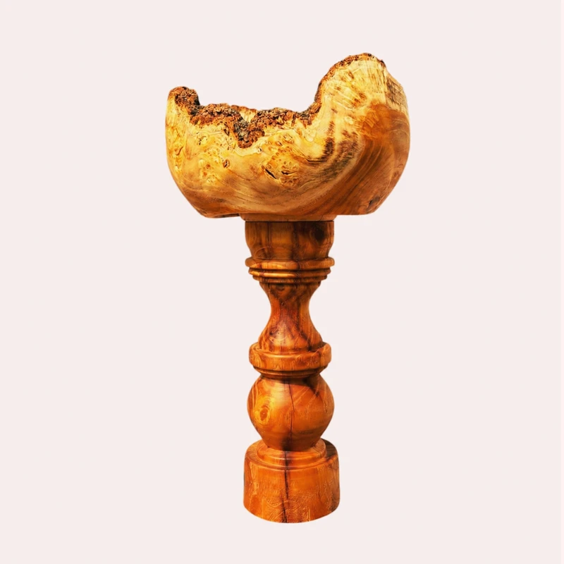 آجیل خوری چوبی مایکوود مدل نوژ ۰۱