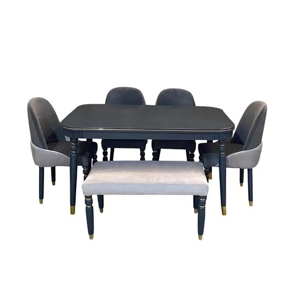میز و صندلی ناهارخوری شش نفره گالری والریان مدل M-CH-106