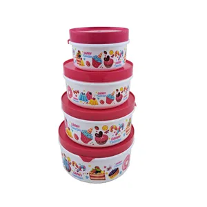 ظرف نگهدارنده مدل candy مجموعه 4 عددی 