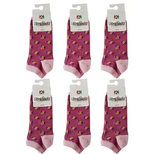 جوراب دخترانه اولترا ساکس مدل U-59066 بسته 6 عددی