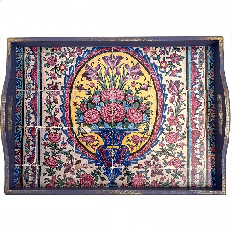 سینی چوبی مدل اپوکسی