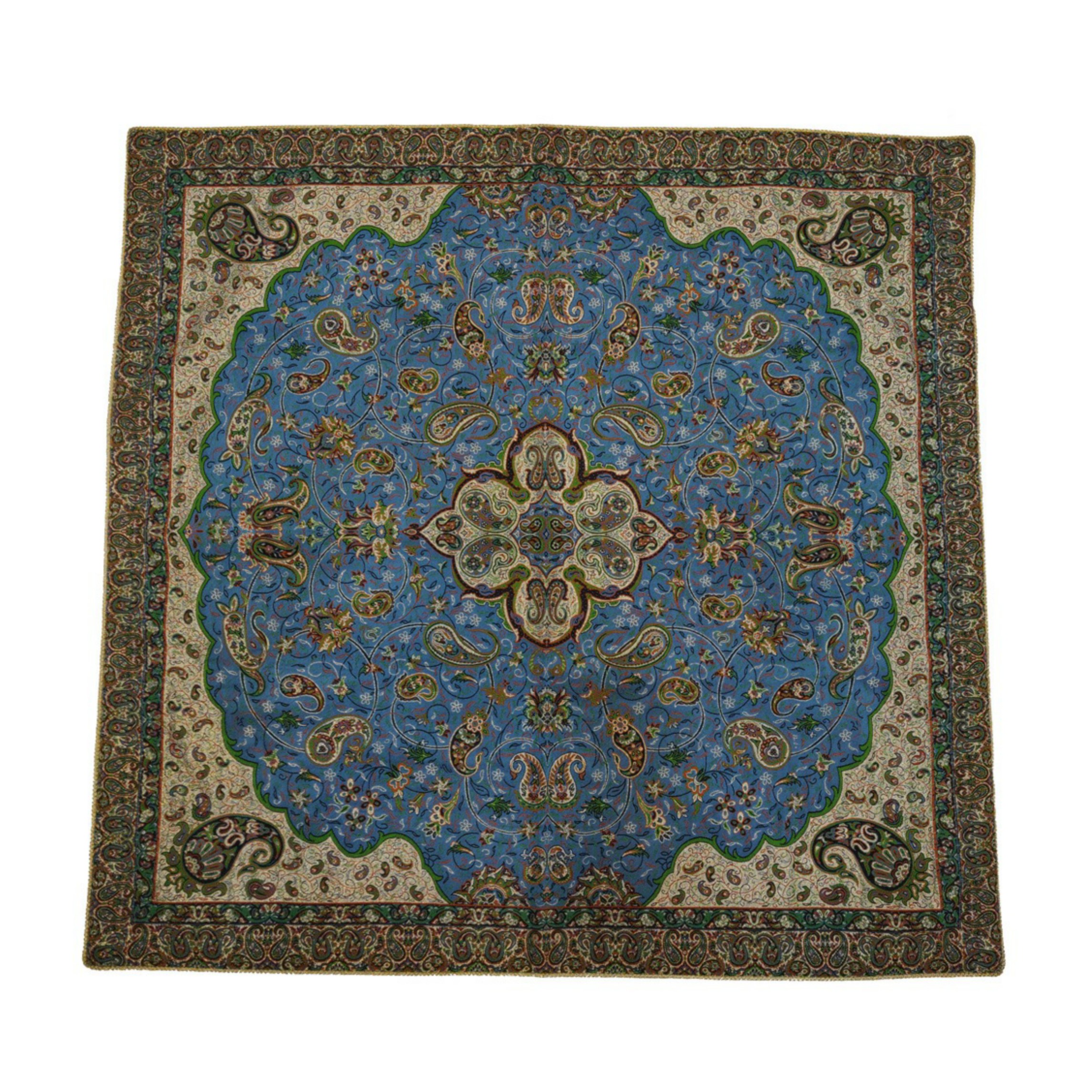 رومیزی ترمه حسینی طرح شاه سون کد 115