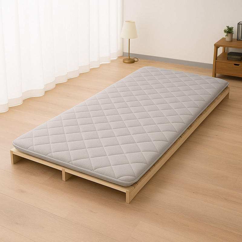 تشک مهمان پرارین مدل ساده دولایه 1 نفره سایز 95*195 سانتی متر