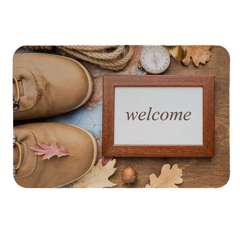 پادری طرح welcome کد 8477 سایز 60 × 40 سانتی متر