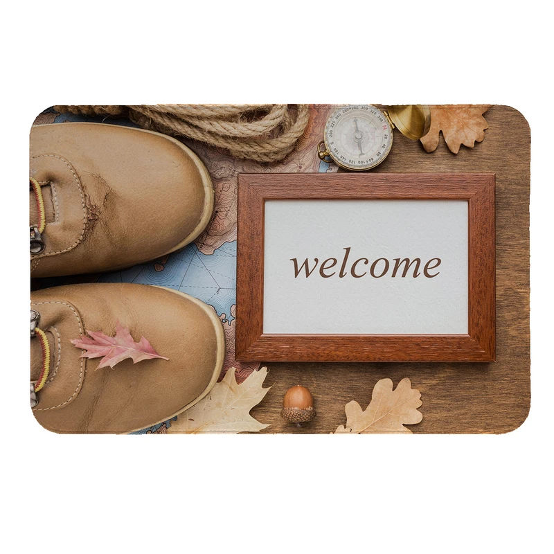 پادری طرح welcome کد 8477 سایز 110 × 80 سانتی متر