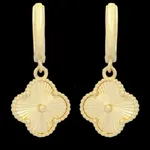 گوشواره طلا 18 عیار زنانه طلای مستجابی مدل ونکلیف کد 01