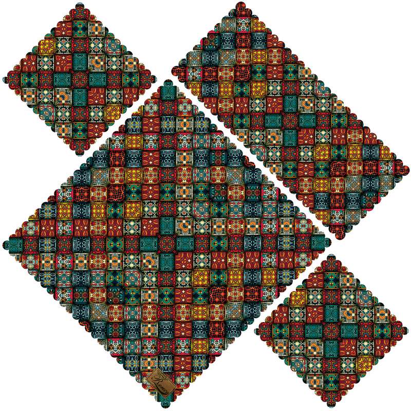 ست رومیزی 4 تکه رنس مدل SS31-42078