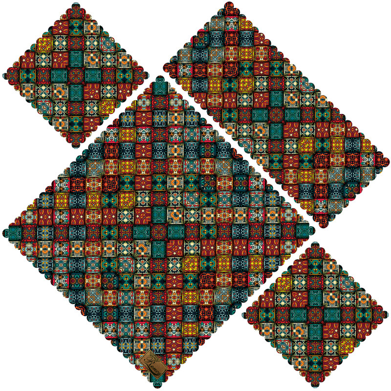 ست رومیزی 4 تکه رنس مدل SS31-42078