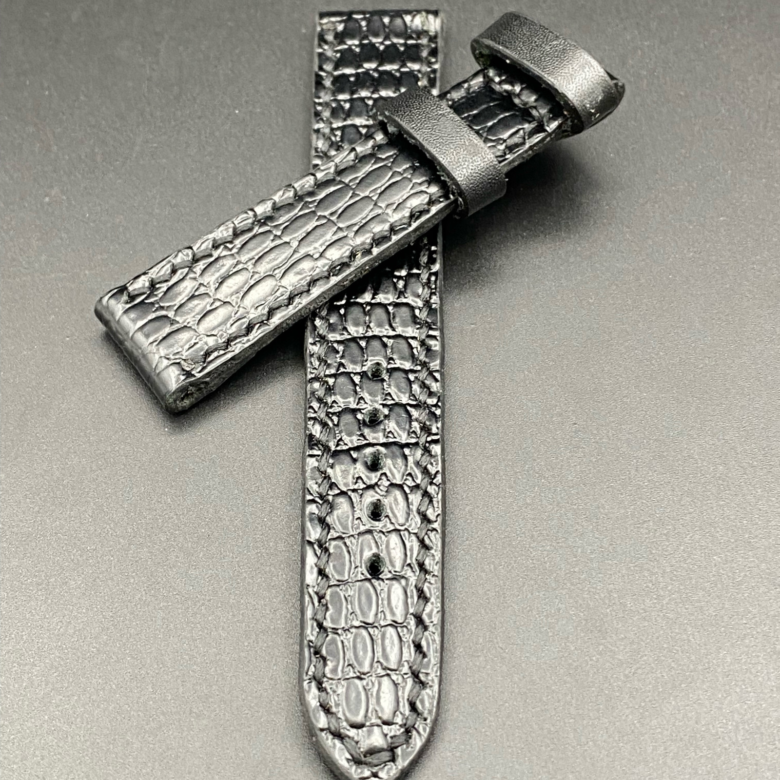 بند ساعت مچی مدل  20MM bl0 natural Leather