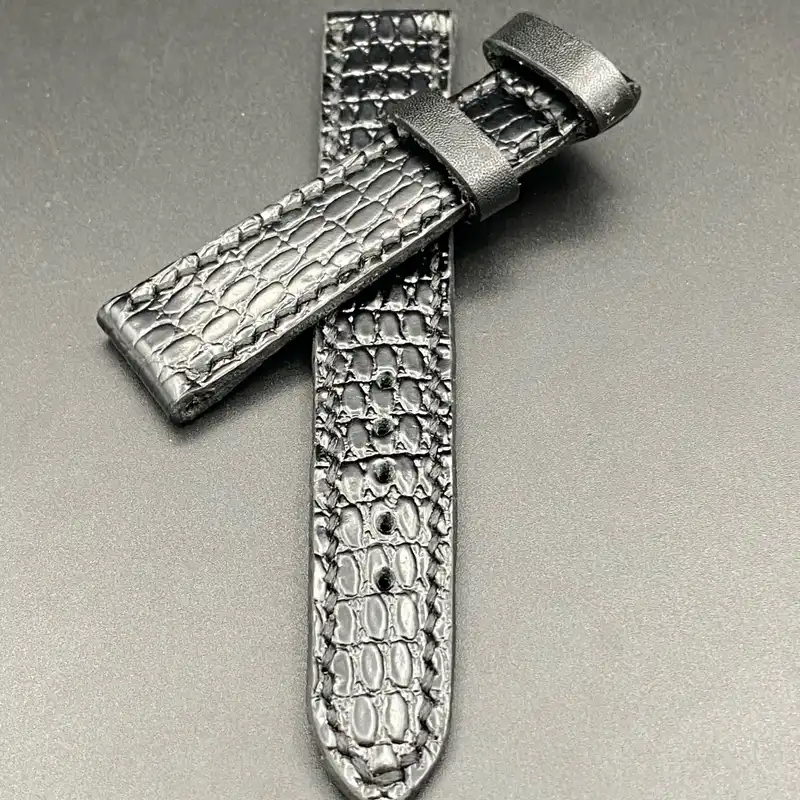 بند ساعت مچی مدل  20MM bl0 natural Leather