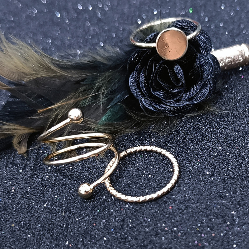 انگشتر زنانه کد RKH_1711 مجموعه 3 عددی انگشتر زنانه کد RKH_1711 مجموعه 3 عددی