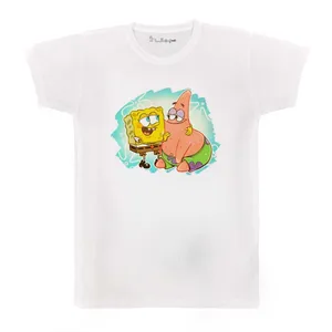 تی شرت بچگانه پرمانه طرح باب اسفنجی کد pmt.3392