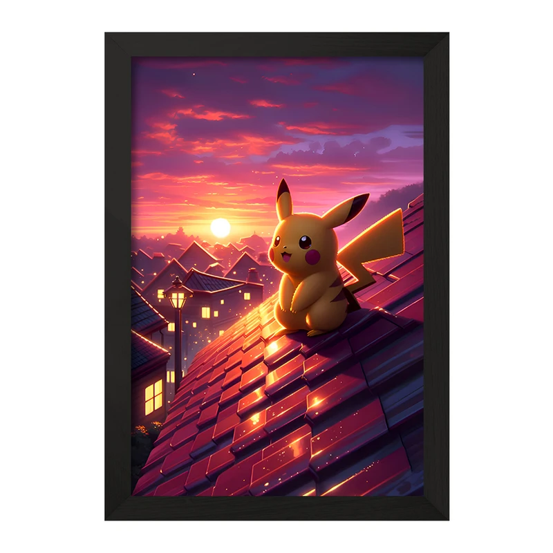 تابلو خندالو مدل انیمه پوکمون (pokemon) کد F9037